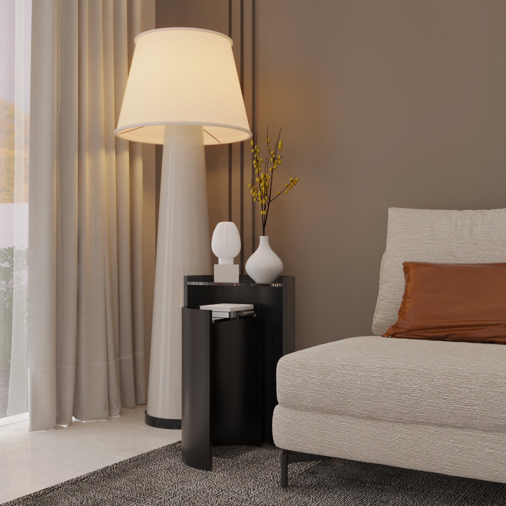 Plomo & Plata Twin Table Set